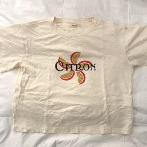 Madewell Size Small Citron Tee